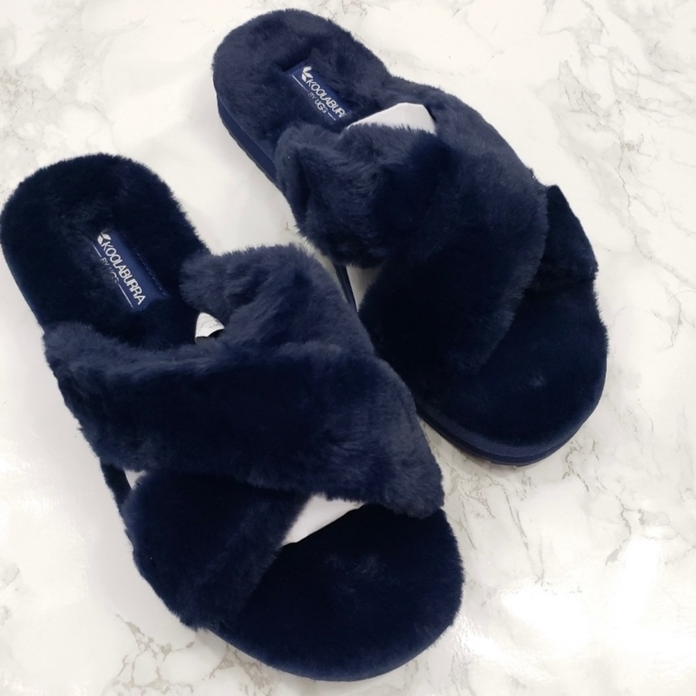 Navy blue UGG Koolaburra Slippers